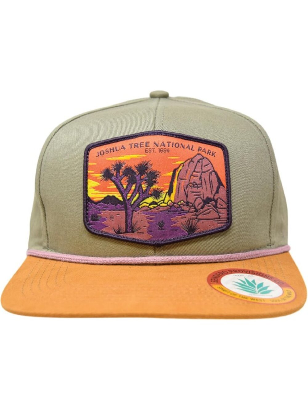 National Park Braided Rope Snapback Hat | Outdoor Adventure Cap | Unisex Style
